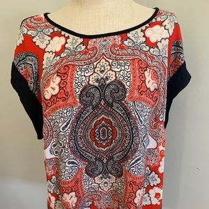 DR2 paisley flowy blouse